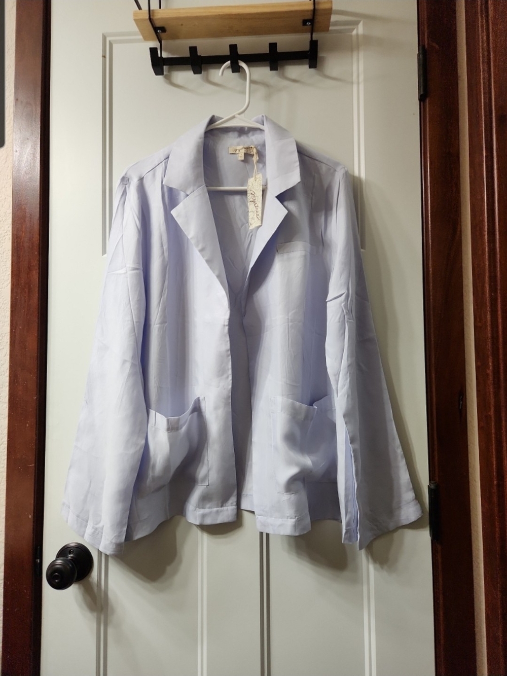 NWT Mystree Silky Lavender Blazer